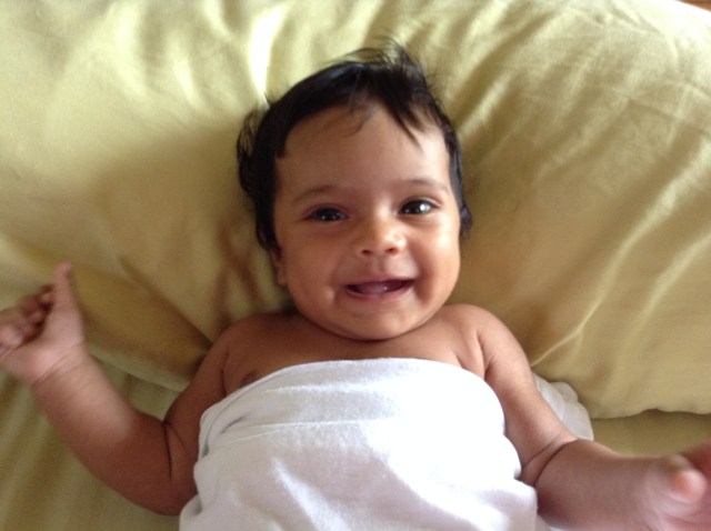 La sonrisa de Baby Adys ... Baby Adys's smile