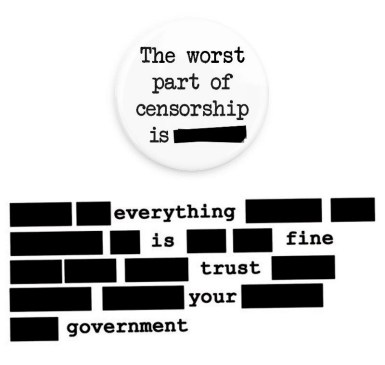Image result for the worst part about censorship