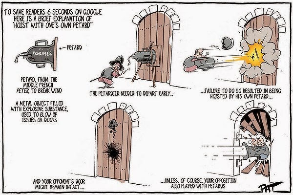 A Little Reality: Comey Hoisted With His Own Petard
