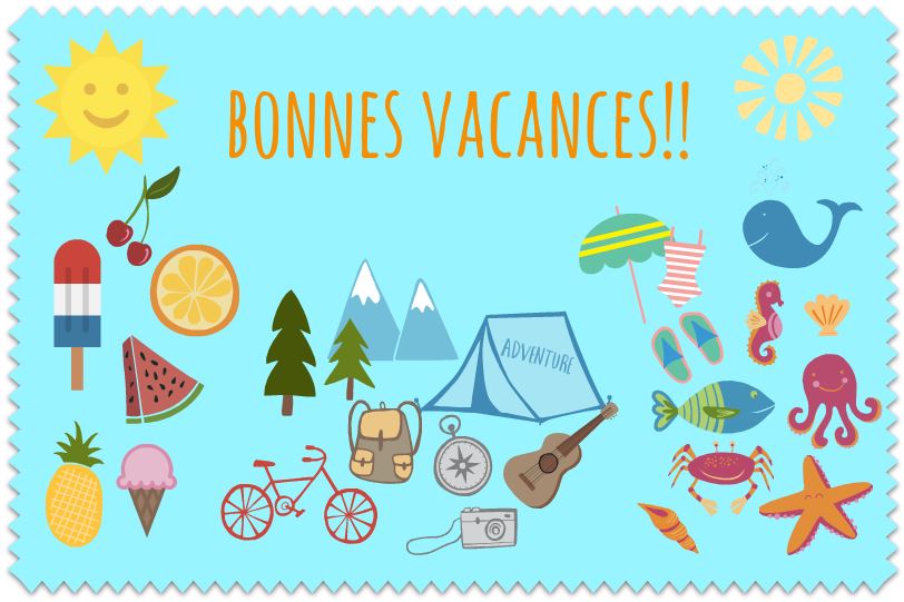 Français IES Picasso: Bonnes vacances!